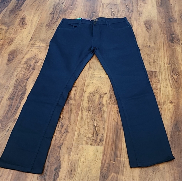 NEW 38x34 mens Jachs NY Straight Leg Navy Stretch-Twill Cotton Traveler Pants - Picture 8 of 11